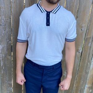 Zara | Men’s Fitted Short Sleeve Polo Shirt XL